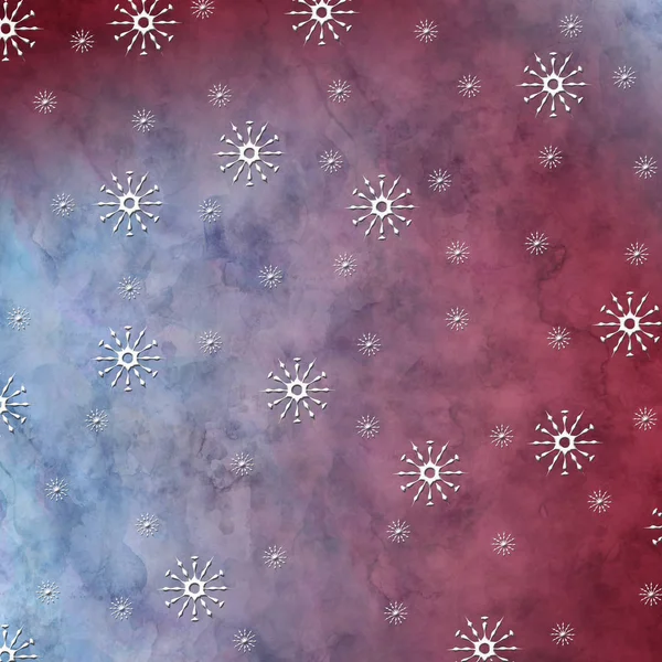 Snowstars in front of an abstract background — Stock Photo, Image