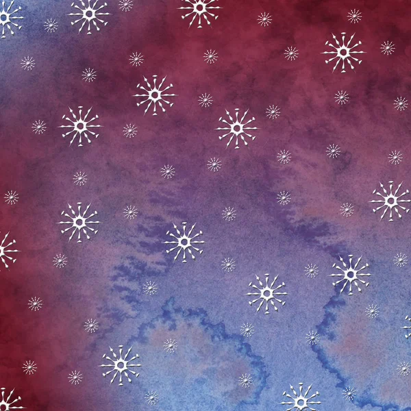 Snowstars na frente de um fundo abstrato — Fotografia de Stock