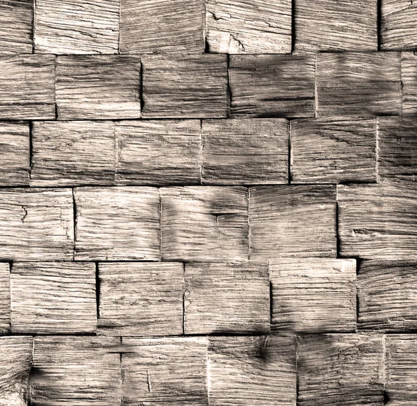 Background.Wooden mozaika — Stock fotografie