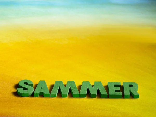 Summer logo background — Stock Photo, Image