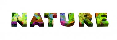 simge yazıt doğa 3d render