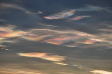 Sedefli bulut oluşumu