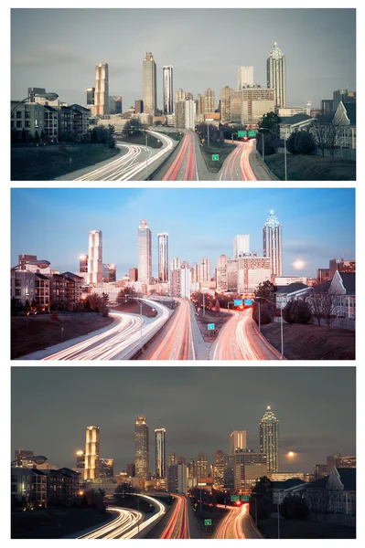 Conjunto de horizonte de Atlanta — Fotografia de Stock