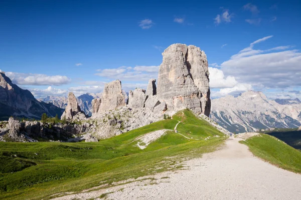 Verano montaña pradera alpina panorama — Foto de Stock