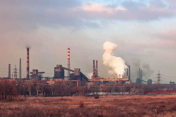 Panorama da paisagem industrial — Fotografia de Stock