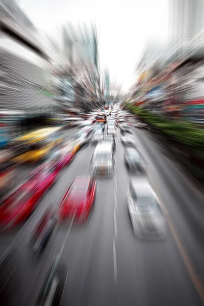 Fast cars moving — Stock Photo, Image