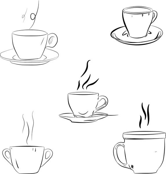 Φλιτζάνι καφέ απλό Ορισμόςεικονιδίου — Διανυσματικό Αρχείο
