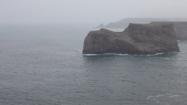 Cabo San Vicente acantilados rocosos, Portugal — Vídeo de stock
