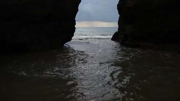 Oceano Atlântico Litoral — Vídeo de Stock