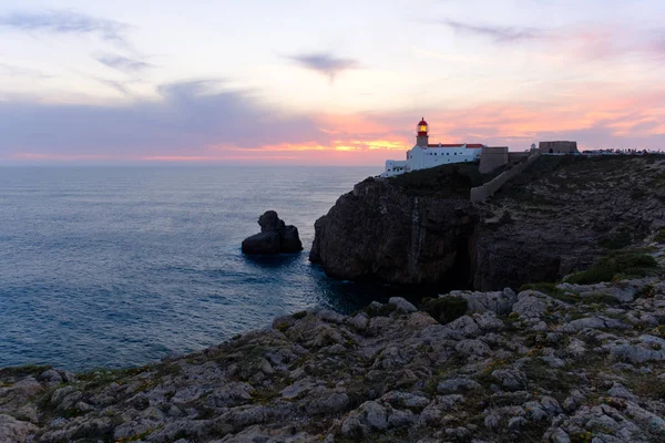 Faro de San Vincente al atardecer —  Fotos de Stock