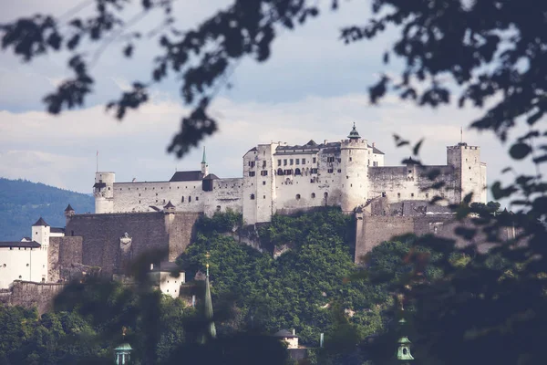 Oude burcht van Salzburg — Stockfoto