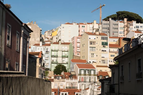 Lissabon panoramisch Stadszicht — Stockfoto