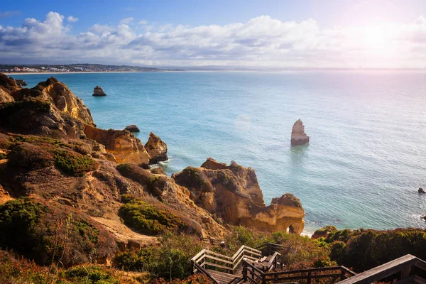 Algarve sunny beach — Stok fotoğraf