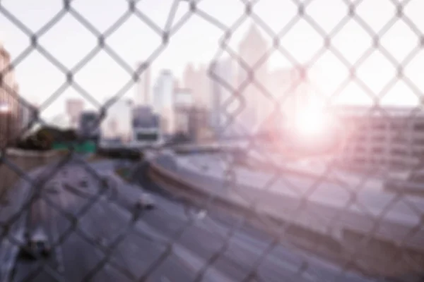 Suddig city skyline bakgrund — Stockfoto