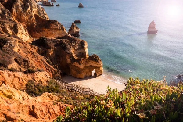 Algarve sunny beach — Stok fotoğraf