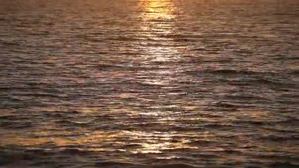 平静的海面水表面 — 图库视频影像
