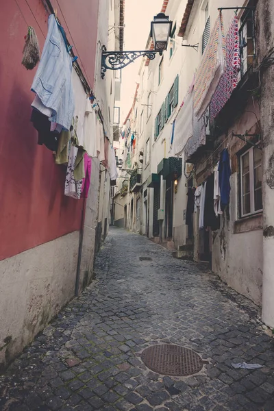 Old European city street — Stock Photo, Image