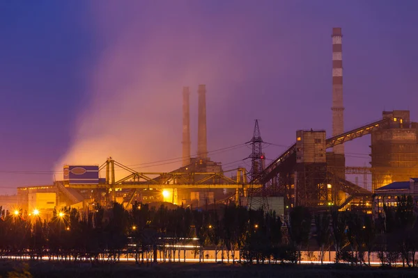 Inquinamento atmosferico dell'industria pesante — Foto Stock