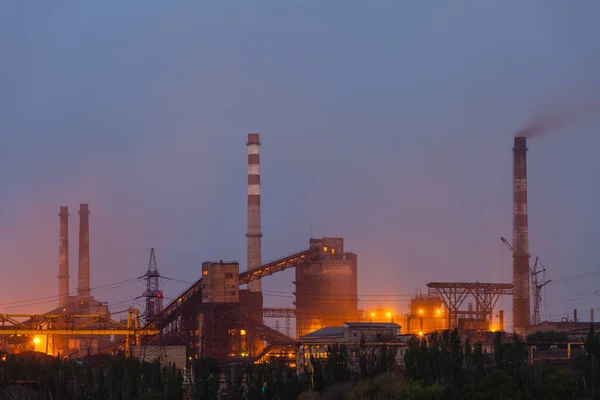 Przemysł ciężki zanieczyszczenia powietrza — Zdjęcie stockowe