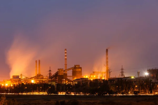 Imagem da poluição atmosférica da indústria pesada — Fotografia de Stock