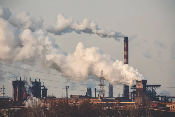 Industria pesante immagine inquinamento atmosferico — Foto Stock