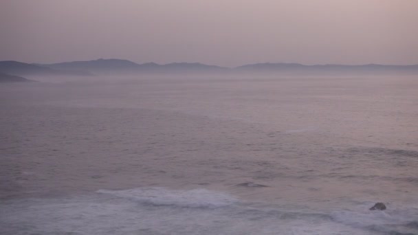 Oceano Atlântico Vista Panorâmica Verão Ocean Wave Close Vídeo — Vídeo de Stock