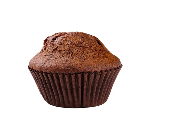 Muffin cupcake isolated on white — Stock Photo, Image