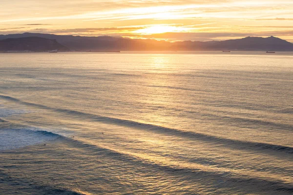 Verão oceano pôr-do-sol paisagem marinha — Fotografia de Stock
