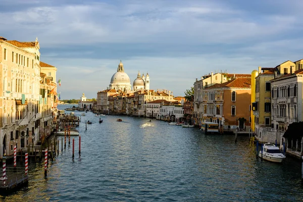 Venedik, büyük kanal Panoraması — Stok fotoğraf
