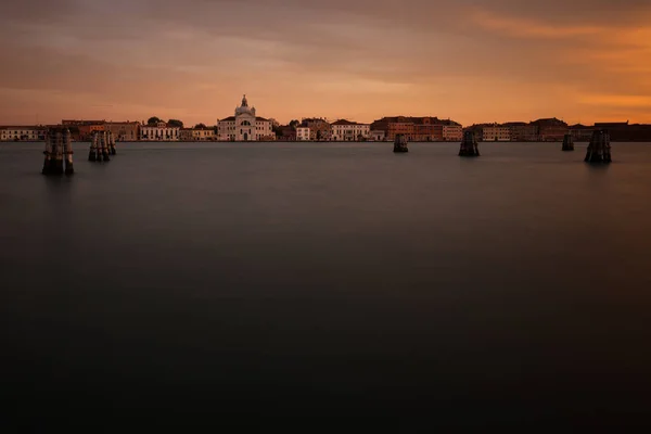 San Giorgio Maggiore skyline panorama, Venedig, Italien — Stockfoto