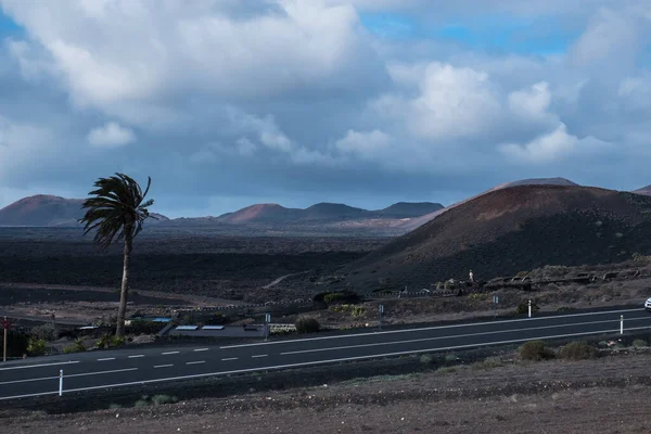 Paisaje Volcánico Lanzarote Lanzarote Islas Canarias España — Foto de Stock