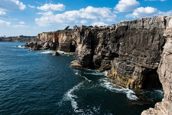 Boca Inferno Cehennem Ağzı Cascais Lizbon Bölgesi Portekiz — Stok fotoğraf