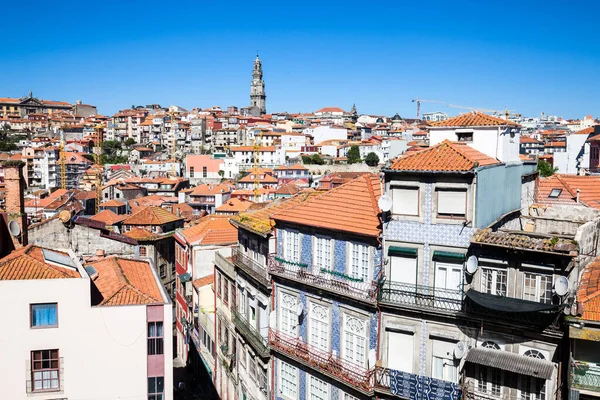 Luchtfoto Van Porto Portugal Een Prachtige Zomerdag — Stockfoto