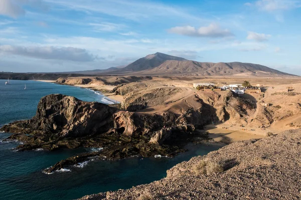 Lanzarote Island Papagayo Paisaje Playa Turquesa Las Islas Canarias España —  Fotos de Stock