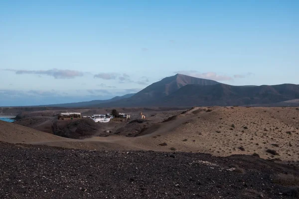 Lanzarote Island Papagayo Paisaje Playa Turquesa Las Islas Canarias España —  Fotos de Stock