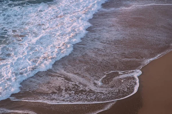 Vista Superior Foto Aérea Drone Voador Uma Paisagem Marinha Incrivelmente — Fotografia de Stock