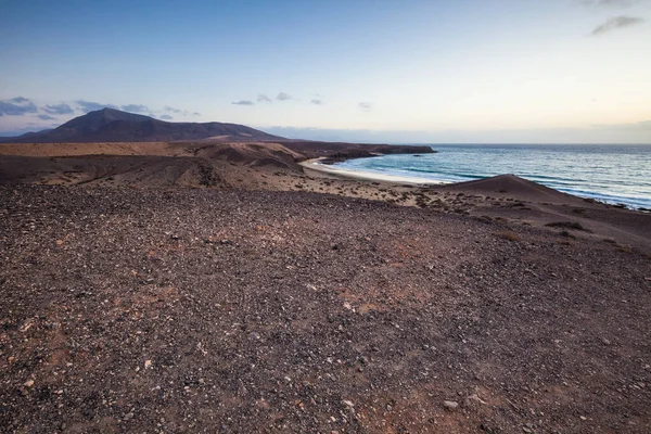 Isla Lanzarote Paisaje Costa Volcánica Playa Vista Mar Islas Canarias —  Fotos de Stock