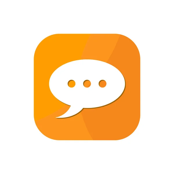Icono de aplicación de chat — Vector de stock
