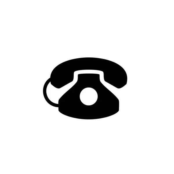 Klassisches Telefon Basissymbol — Stockvektor