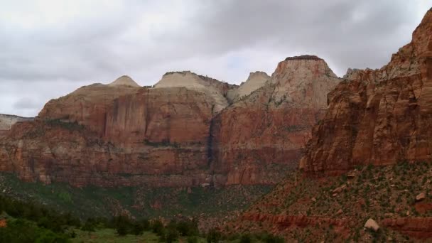 Capital reef cliff timelapse — Stock Video