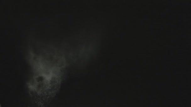 neige scintillante la nuit 