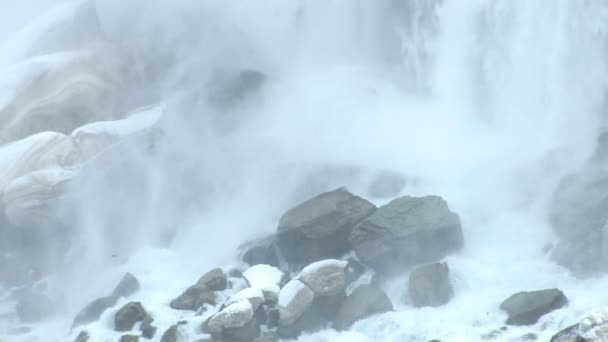 ロッキーのナイアガラの滝 — ストック動画