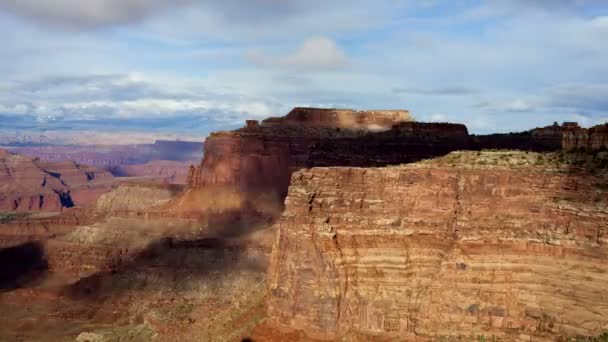 Ландшафт каньона заката — стоковое видео