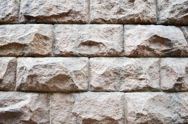 Grandi mattoni di pietra grigia, sfondo — Foto Stock