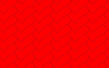 Ölçekler örtüşen Kalpler, arka plan, sorunsuz doku, kırmızı, güzel, şeklinde illüstrasyon vektör. Desen.