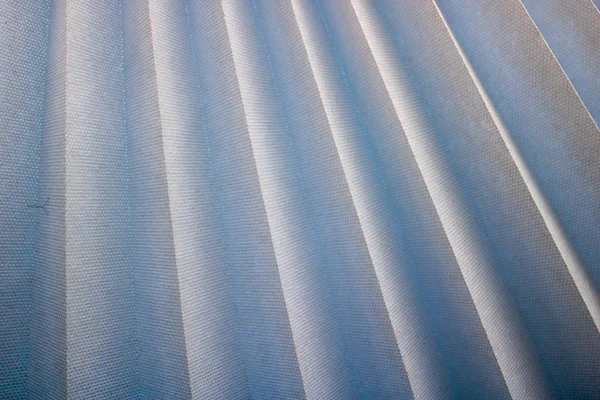 Texture Diagonal Stripes Shadow Triangular Curved Ribs Edges Light White — Stock Photo, Image