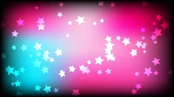 Абстрактный Космический Фон Разноцветная Звёздочка Розовом Синем Ярком Фоне Векторная — стоковый вектор