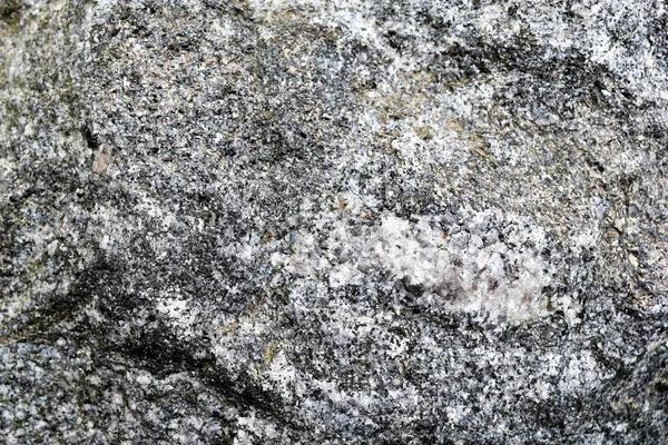 Tekstur Batu Keras Tua Abu Abu Putih Dengan Retakan Tonjolan — Stok Foto