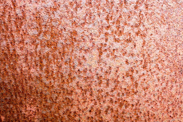 Textura Laranja Enferrujado Velho Metal Oxidado Gasto Ferro Com Protuberâncias — Fotografia de Stock