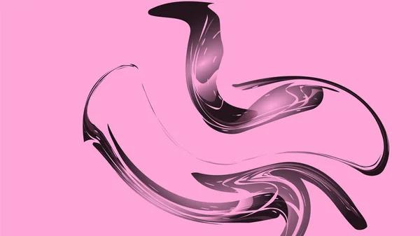 Zwarte en roze abstracte achtergrond van verschillende lijnen en golfbanen van spatten en uitbarstingen van energie sprankelende magische elektrische. Textuur. Vectorillustratie — Stockvector